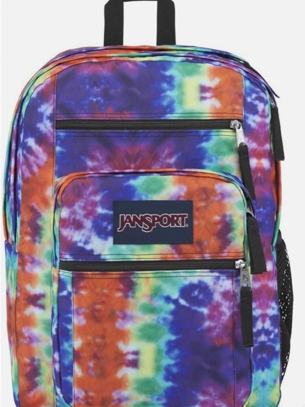 JanSport Big Student Backpack, Red/Multi Hippie Days, Excellent Condition!